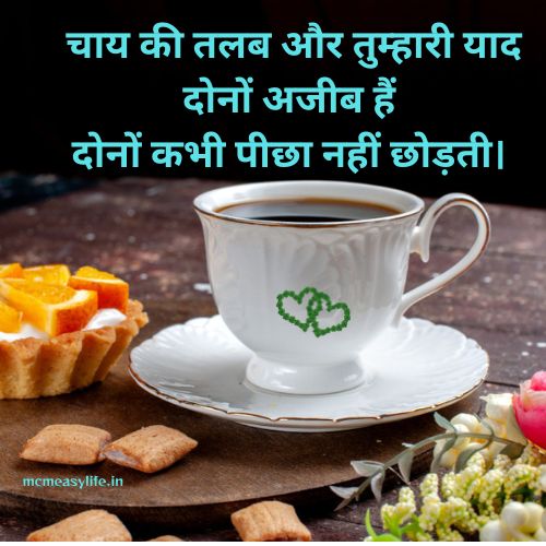 chai ki talab par shayari