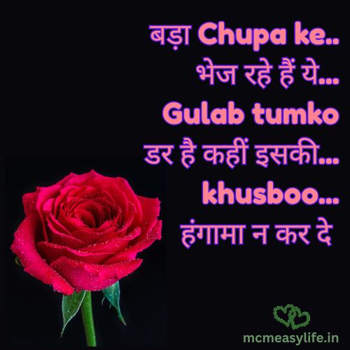 Gulab ki khshbu par shayari